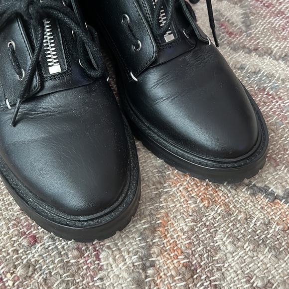 Rag & Bone | NWOB Black Leather Cannon Zip Boot - Size IT 40 - Picture 6 of 8